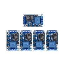 Relé Temporizador De Ciclo Com Display LED Micro USB 5V, Desligamento Automático 6V 9V 12V 24V, Relé Temporizador De Ciclo Com Display LED Micro USB 5V, Desligamento Automático 6V 9V 12V 24V,