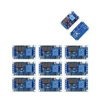 Relé Temporizador De Ciclo Com Display LED Micro USB 5V, Desligamento Automático 6V 9V 12V 24V, Relé Temporizador De Ciclo Com Display LED Micro USB 5V, Desligamento Automático 6V 9V 12V 24V,