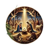 Relevo De Madeira De Jesus 2D, Decoração De Cena Natalina Para Paredes De Casas, Cafés, Bares,