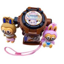 Relgio Digital Infantil com Projetor de 24 Imagens Labubu - SMACTUDO Relgio Digital Infantil com Projetor de 24 Imagens Labubu - SMACTUDO