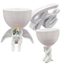 Relicario Decoração Casa Maria Passa na Frente Anjo Guarda