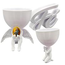 Relicario Decoração Casa Santa Joana D Arc Anjo Guarda