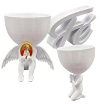 Relicario Decoração Casa São João Paulo ll Anjo Guarda Relicario Decoração Casa São João Paulo ll Anjo Guarda