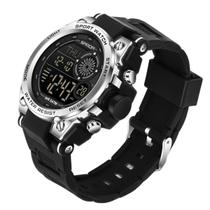 Relógio 6255 LED de Fundo Iluminado, Alarme Cronógrafo Temporizador