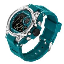 Relógio 6255 LED de Fundo Iluminado, Alarme Cronógrafo Temporizador