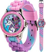 Relógio Accutime Disney Minnie Mouse Kids Glitter Strap Relógio Accutime Disney Minnie Mouse Kids Glitter Strap