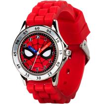 Relógio Accutime Spiderman Time Teacher Infantil - Vermelho