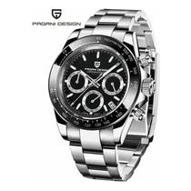 Relógio Aço Pagani Design Pd1644 Movimento Japão Seiko Vk63