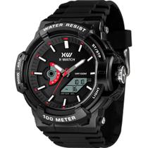 Relógio Anadigi Masculino X-Watch XMPPA343 P1PX Preto