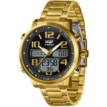 Relógio Anadigi Masculino X-Watch XMSSA011 P2KX Dourado