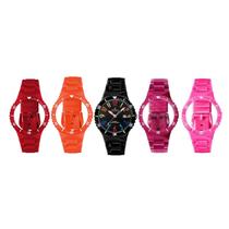 Relógio Analógico Champion Troca Pulseiras Sortidas 100m Relógio Analógico Champion Troca Pulseiras Sortidas 100m