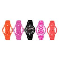 Relógio Analógico Champion Troca Pulseiras Sortidas Unissex 100m