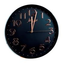 Relogio Analogico Classico Numeros Grandes Em Metal e Vidro Decorativo Art House