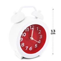 Relógio Analógico de Mesa 13cm Despertador Color - Tudo em Caixa Relógio Analógico de Mesa 13cm Despertador Color - Tudo em Caixa