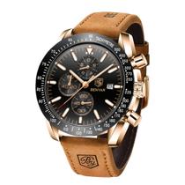 Relógio Analógico de Quartzo Cronógrafo Luminoso Designer de Pulso Relógio Analógico de Quartzo Cronógrafo Luminoso Designer de Pulso