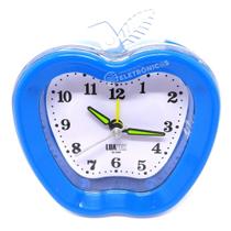 Relógio Analógico Despertador Formato Maçã Colorido ZB2009 - Luatek
