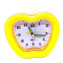 Relógio Analógico Despertador Formato Maçã De Mesa - Luatek