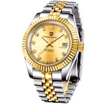 Relogio Analógico Masculino Automatico em Aço Inoxidavel Impermeavel 10 atm
