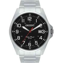Relógio analógico masculino Orient MBSS1171 P2SX Prata e preto