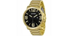 Relógio analógico masculino Xgames XMGS1011 P2KX Dourado e preto