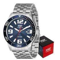 Relógio Analógico Xwatch Masculino de Pulso Prateado Origina