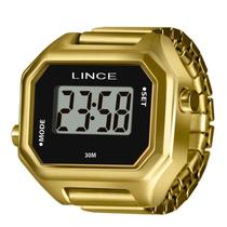 Relógio Anel Digital Lince Dourado LDGM066L22A PXKX Relógio Anel Digital Lince Dourado LDGM066L22A PXKX