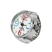 Relógio Anel Regulável Elástico Fashion Analógico Quartzo