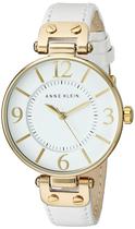 Relógio Anne Klein 109168WTWT Feminino - Pulseira de Couro Dourada Relógio Anne Klein 109168WTWT Feminino - Pulseira de Couro Dourada