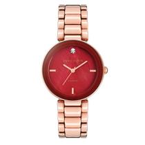 Relógio Anne Klein AK/1362BYRG feminino em ouro rosa com pulseira de metal Relógio Anne Klein AK/1362BYRG feminino em ouro rosa com pulseira de metal