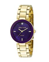 Relógio Anne Klein AK/1362PRGB feminino dourado com pulseira de metal Relógio Anne Klein AK/1362PRGB feminino dourado com pulseira de metal