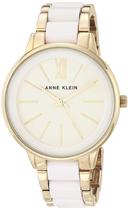 Relógio Anne Klein AK/1412IVGB Feminino - Resina Marfim Dourada
