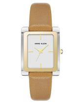 Relógio Anne Klein AK/2707TTTN Pulseira de couro feminina 30m Relógio Anne Klein AK/2707TTTN Pulseira de couro feminina 30m