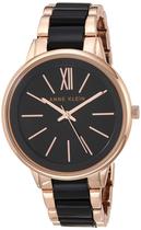 Relógio Anne Klein Feminino - Pulseira de Resina, Resistente à Água (30m)