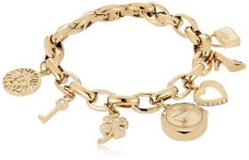 Relógio Anne Klein Premium Feminino com Cristais Dourados Relógio Anne Klein Premium Feminino com Cristais Dourados