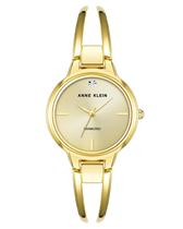 Relógio Anne Klein, pulseira feminina genuína com mostrador de diamante Relógio Anne Klein, pulseira feminina genuína com mostrador de diamante