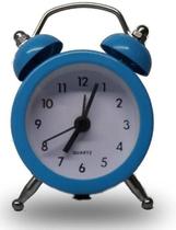 Relógio Antigo Despertador Aço Presente Mini Retro Alice