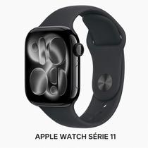 Relógio Apple.Watch.Série.11 46 mm GPS, Tela Retina, Caixa em Alumínio, Pulseira M L, Monitoramento de Saúde, Bateria para o Dia Todo, Watch, Preto