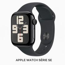 Relógio Apple.Watch.Série.SE 2G 40 mm, GPS Cellular, Tela Retina, Caixa em Alumínio, Pulseira S M, Saúde e Atividades, Bateria Dia Todo, watch, Preto