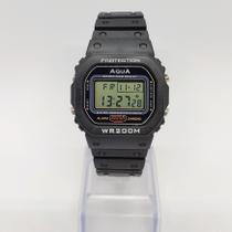 Relógio AquA GP519 Digital Preto Resistente a Água