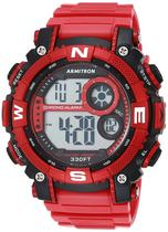 Relógio Armitron Sport, cronógrafo digital masculino, pulseira de resina