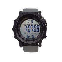 Relógio Atlantis Digital Com Luz Alarme Data Resistente Água Cor Da Pulseira:Cinza