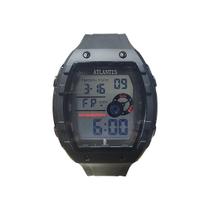 Relógio Atlantis Digital Retangular Resistente à Água 5atm Cor Da Pulseira:Preto Relógio Atlantis Digital Retangular Resistente à Água 5atm Cor Da Pulseira:Preto