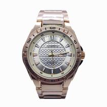 Relógio Atlantis Dourado Analógico Bonito Resistente a Água Cor do Mostrador:Dourado Relógio Atlantis Dourado Analógico Bonito Resistente a Água Cor do Mostrador:Dourado
