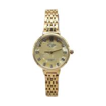Relógio Atlantis Feminino Dourado Gold Lindo Resistente Água Cor Do Mostrador:Dourado Relógio Atlantis Feminino Dourado Gold Lindo Resistente Água Cor Do Mostrador:Dourado