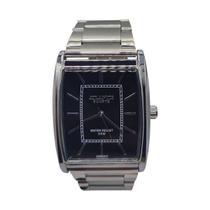 Relógio Atlantis Prateado Retangular Resistente Água 5atm