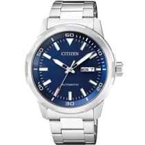 Relógio Automático Citizen Mostrador Azul Masculino TZ20957F