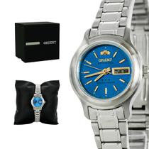 Relógio Automático Feminino Orient Prata Original Casual Prova D'água Garantia 1 ano 559WA6NH A1SX