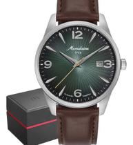 Relogio Automatico Mondaine Couro Marrom Verde 32851g0mvnc3 Marrom Prateado Verde-escuro Relogio Automatico Mondaine Couro Marrom Verde 32851g0mvnc3 Marrom Prateado Verde-escuro