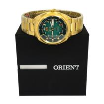 Relógio Automatico Orient Dourado Masculino Original NH3GG006E1KX