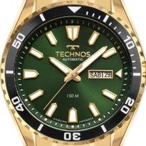 Relogio Automatico Technos Dourado 15 ATM 8205PG1V